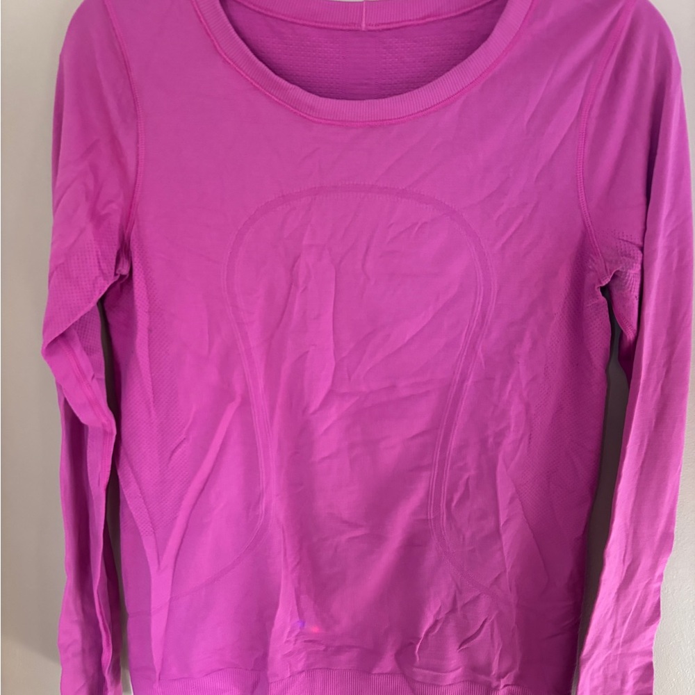 lululemon athletica Pink Long Sleeve Tee
